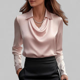 Teresa - Blusa elegante de cetim