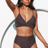 Susana - Conjunto de Bikini de Cintura Alta
