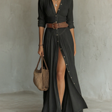 Francisca - Vestido maxi de linho