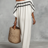 Elisa - Vestido maxi minimalista em linho