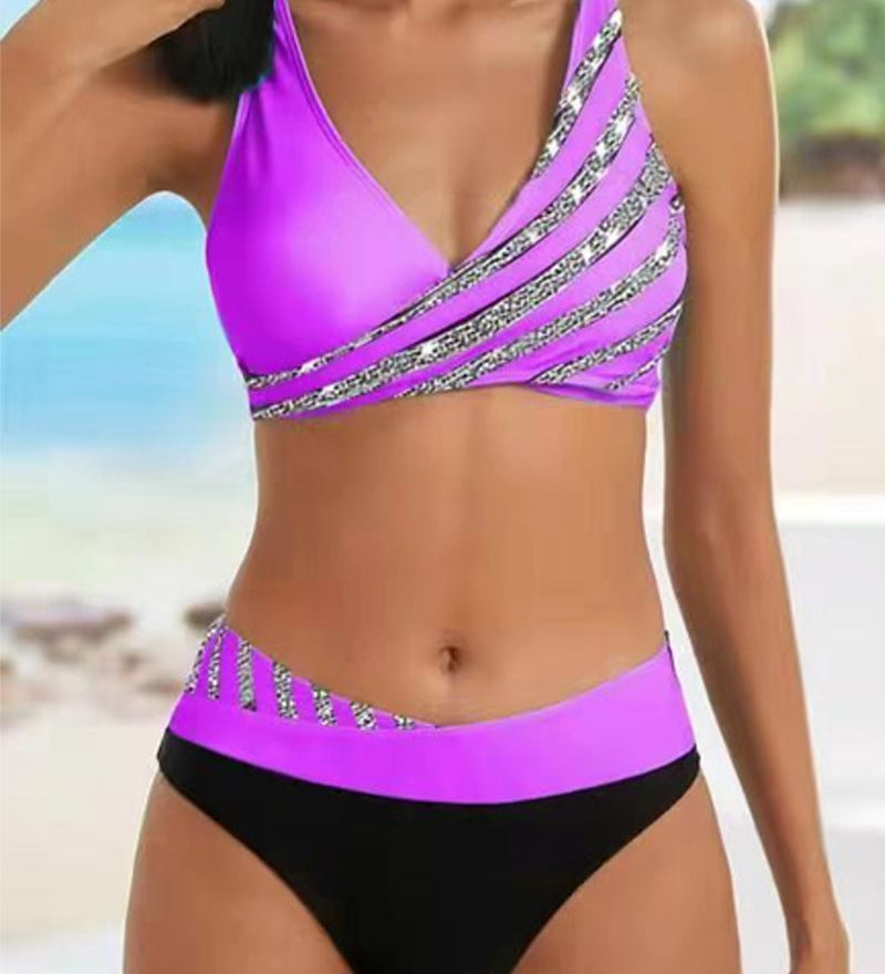 Sofia - Bikini Estampado em Tons Quentes