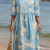 Sofia - Vestido de verão elegante estilo vintage
