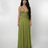 Cristina - Vestido Maxi Verdant