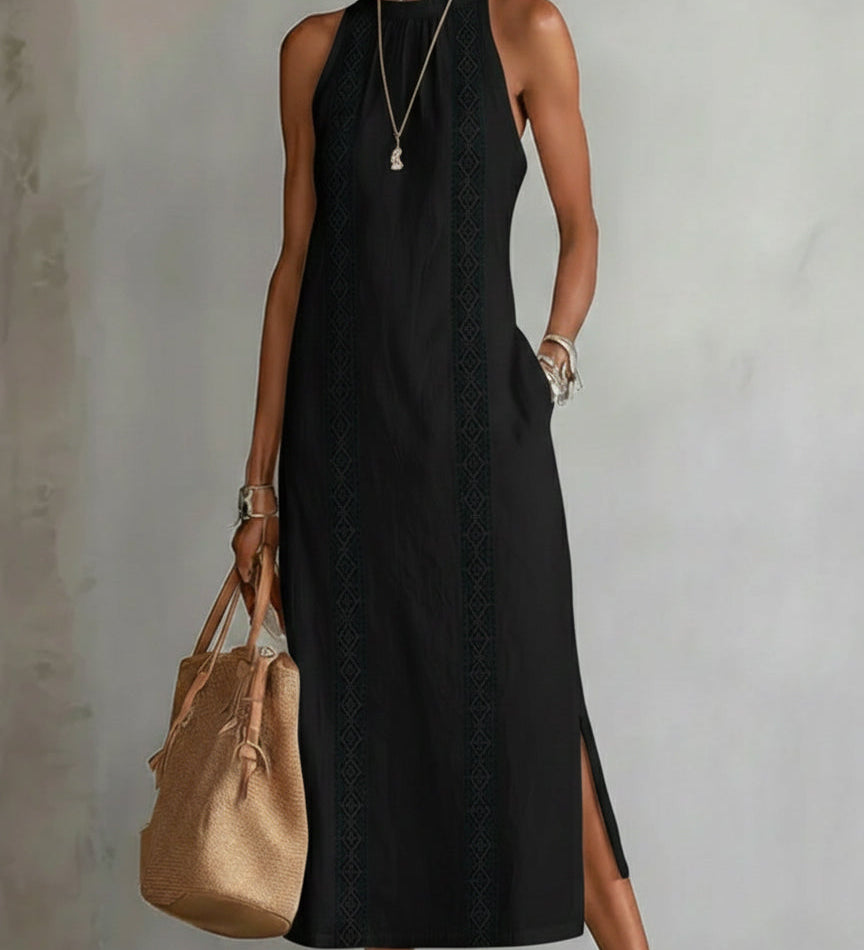 Filomena - Vestido midi retro chique